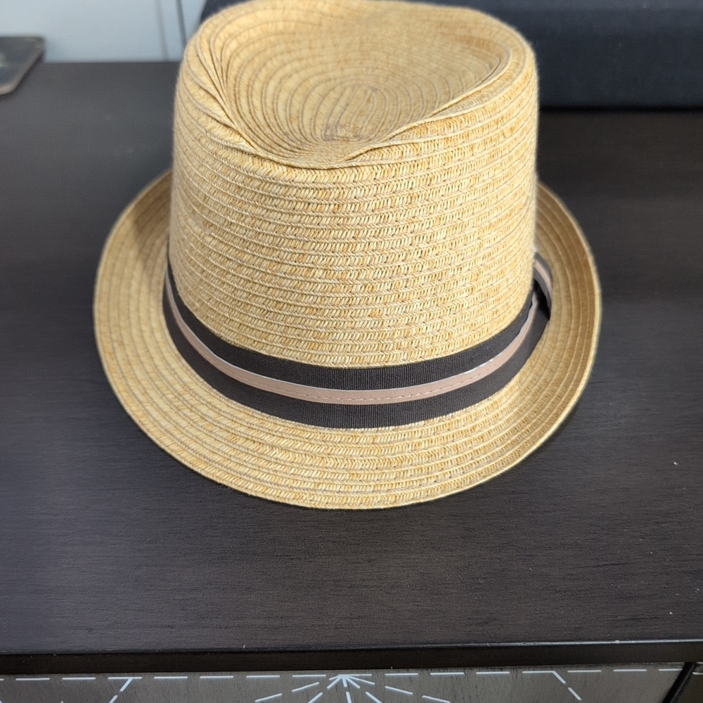 HBY Miami Straw Hat Cream  Sz M  23in